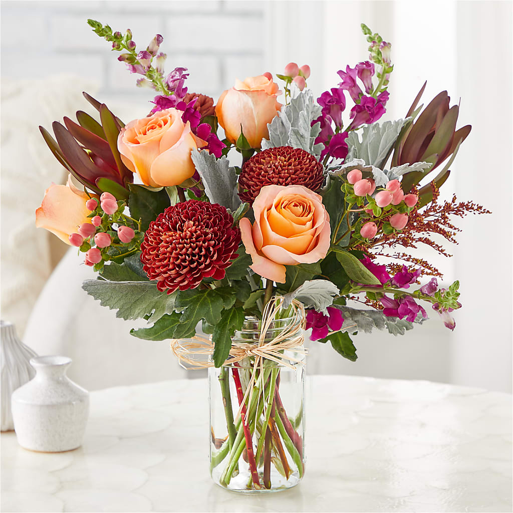 Moody Hues Bouquet –  Joannies Floral Of Birch Run, Birch Run MI