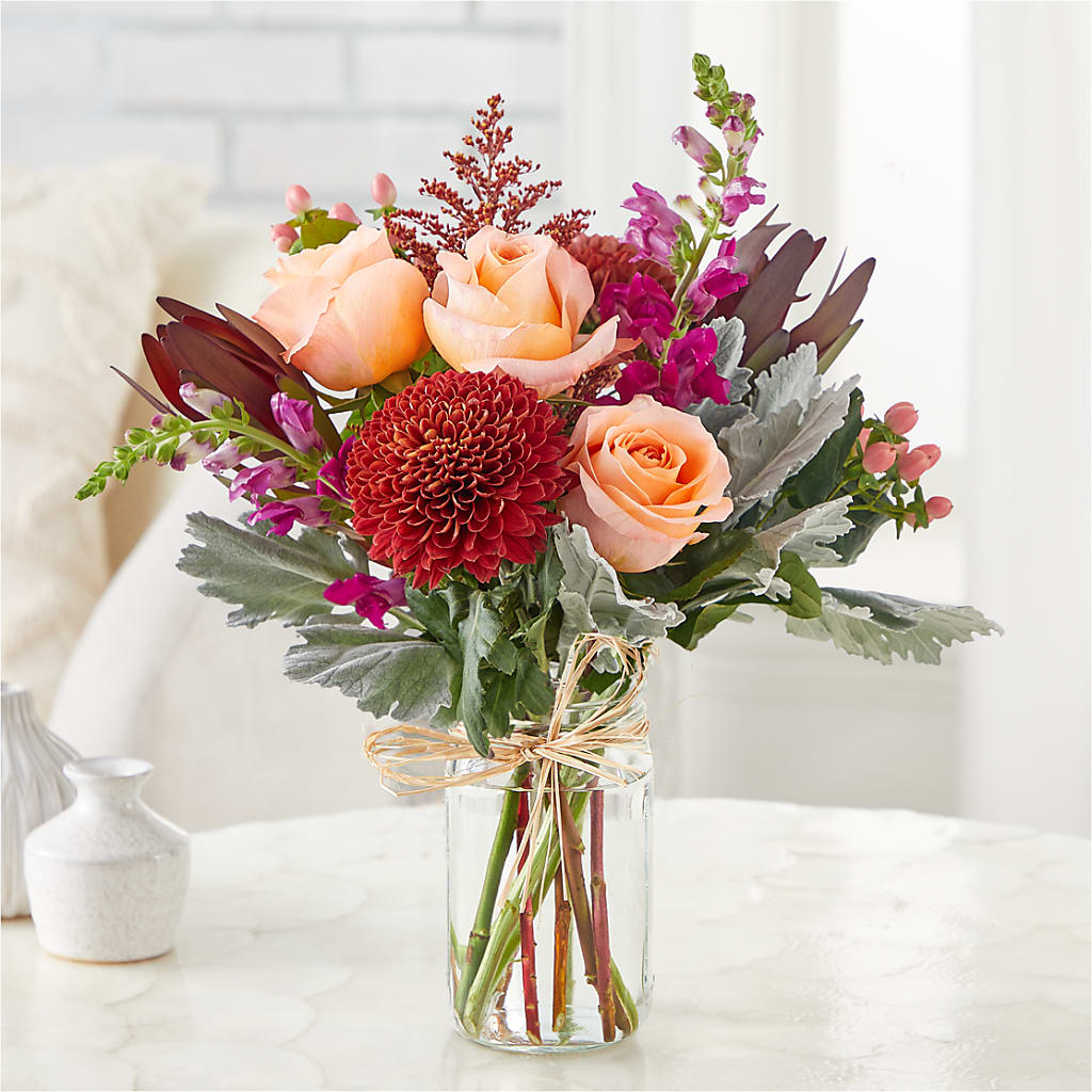 Moody Hues Bouquet –  Joannies Floral Of Birch Run, Birch Run MI