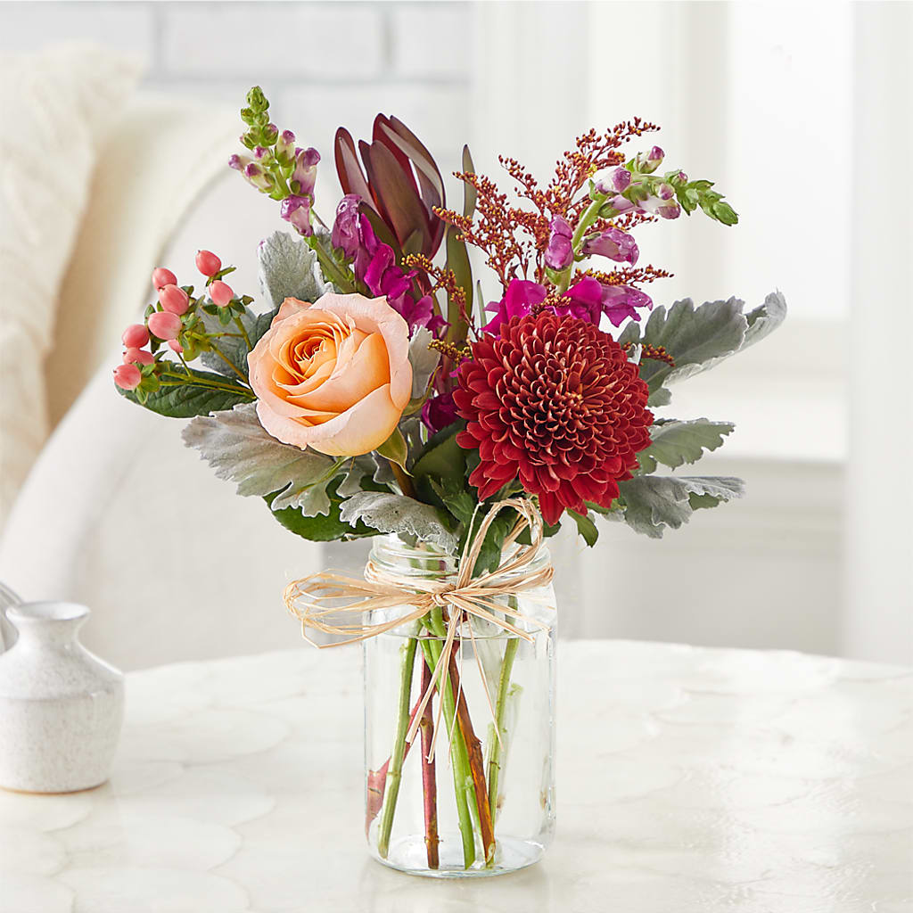 Moody Hues Bouquet –  Joannies Floral Of Birch Run, Birch Run MI