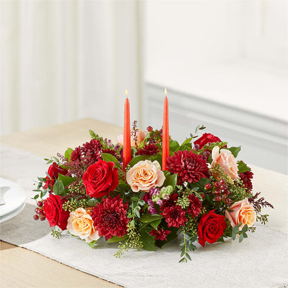 Most Thankful Centerpiece –  Joannies Floral Of Birch Run, Birch Run MI