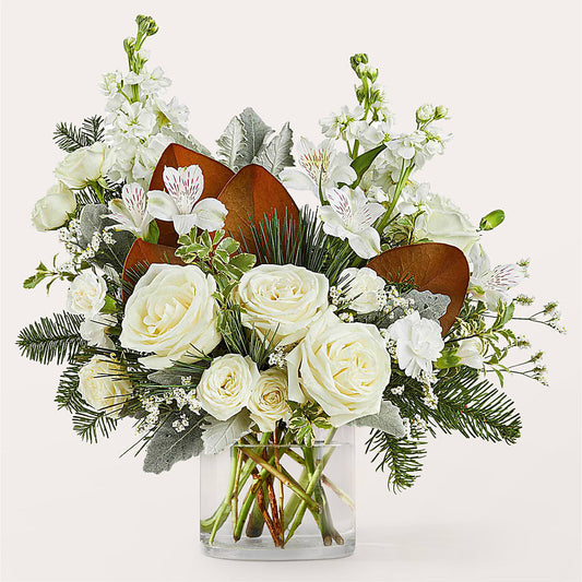 Fresh Snowfall Bouquet –  Joannies Floral Of Birch Run, Birch Run MI