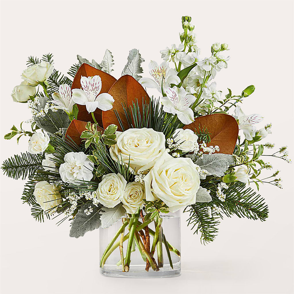 Fresh Snowfall Bouquet –  Joannies Floral Of Birch Run, Birch Run MI